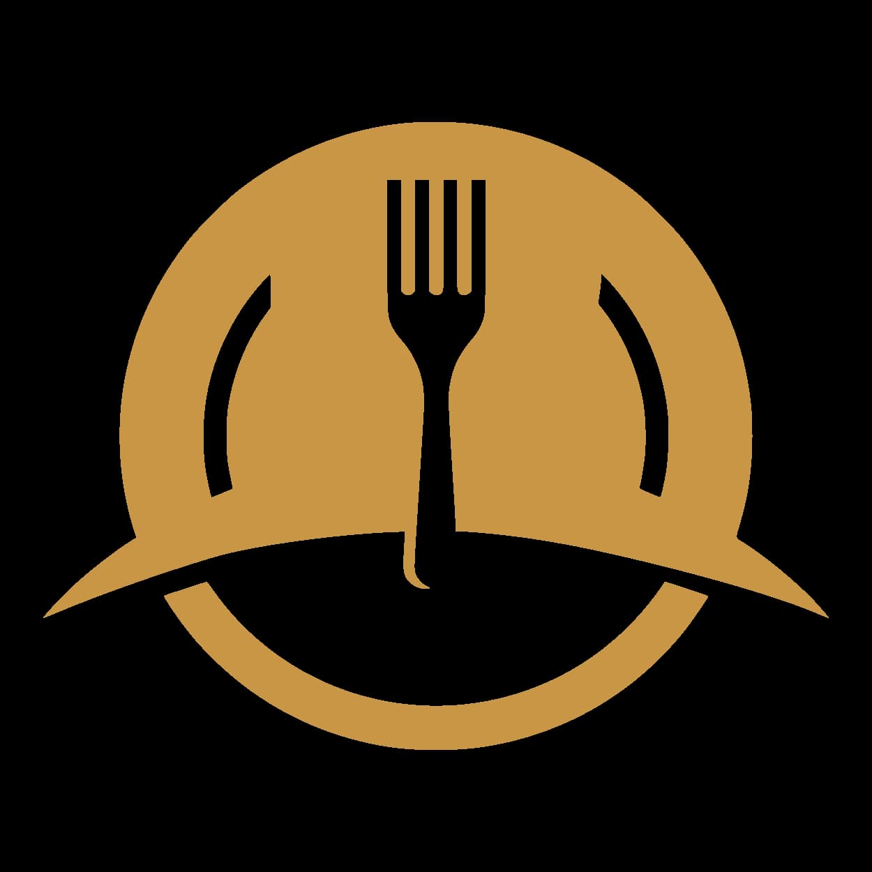 Basispaket Icon (Nur eine Gabel auf einem Teller)