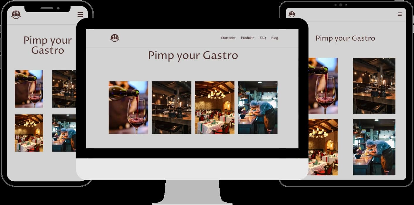 Service 1: Erstellung und Hosten Ihrer Website