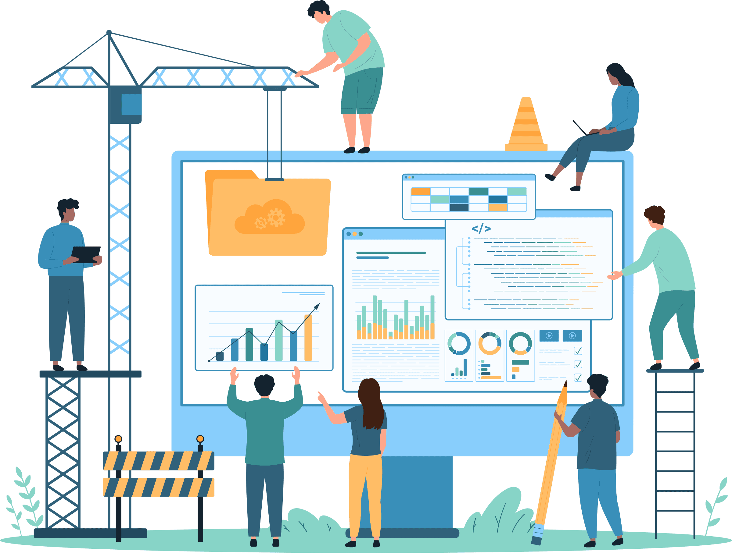 Service 1: Erstellung und Hosten Ihrer Website